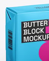 Metallic Butter Block Mockup