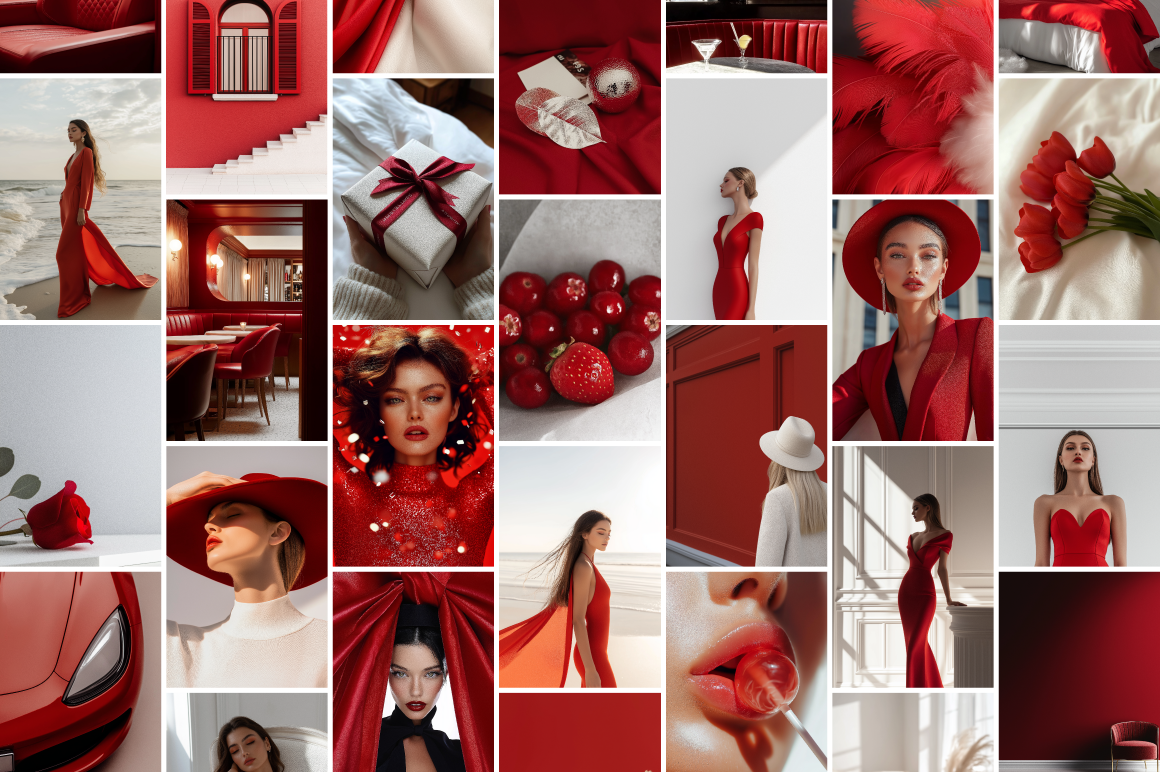 Red Aesthetic - 155 Images Bundle