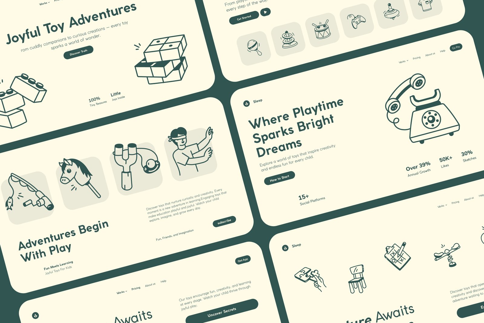 Children&#039;s Day Doodle Icons