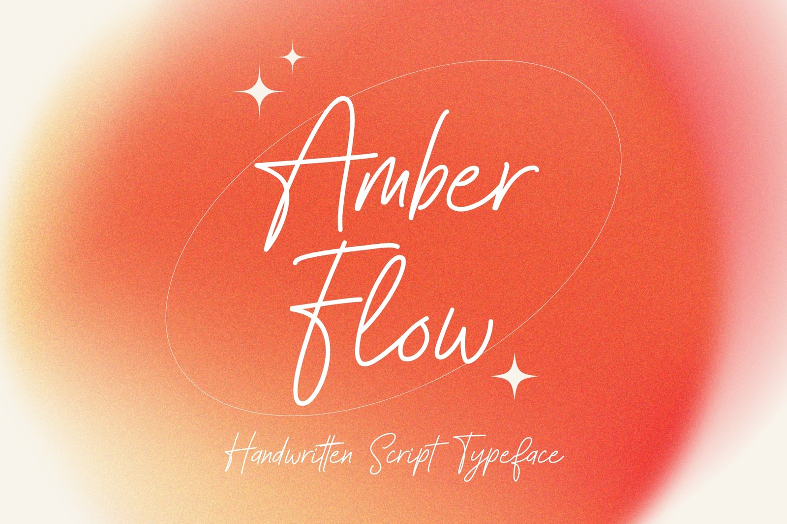 Amber Flow - Handwritten Script Type
