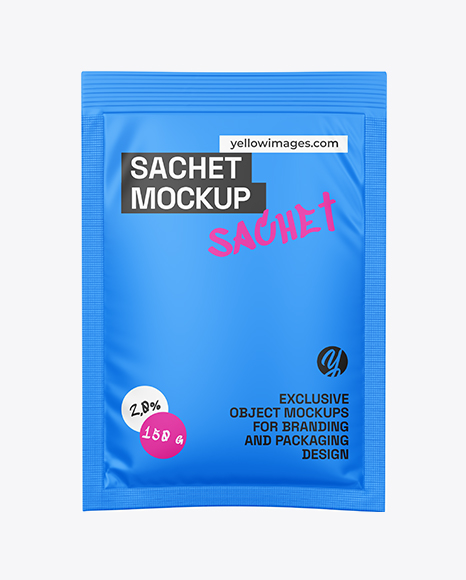 Matte Sachet Mockup