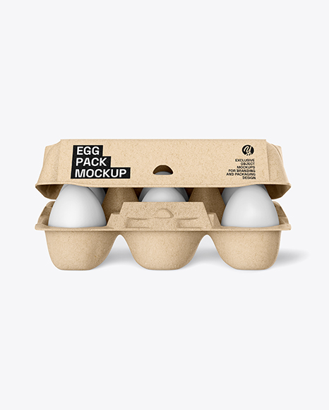 Opened Egg Carton Packaging Mockup - Carton+Package+Mockup+In+Packaging+Mockups+On+Yellow+Images+Object+Mockups