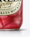 Canned Red Pickled Onions Mockup