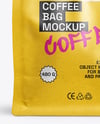 Kraft Paper Coffee Bag Mockup