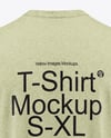 Heather T-Shirt Mockup - Back View