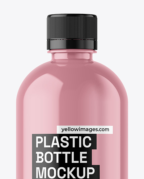 Glossy Cosmetic Bottle Mockup