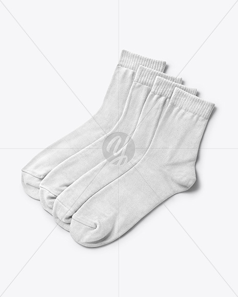 Two Pair of Socks Mockup
