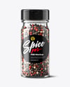 Spice Jar with Peppercorns Mix Mockup