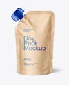 Kraft Paper Doy Pack Mockup