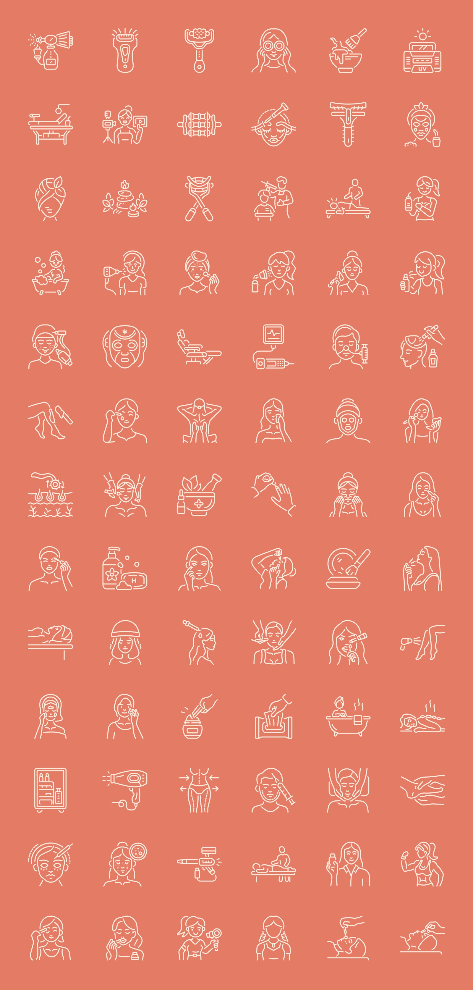 Beauty Icon Art Set