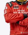Man Wearing Racing Kit Mockup