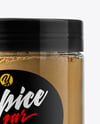 Plastic Jar with Ground Ginger Mockup