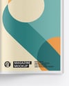 Opened Magazine Mockup - Top View