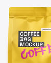 Matte Coffee Bag Mockup