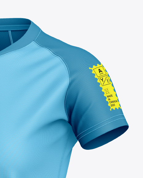 Women's Jersey Mockup - Half Side View