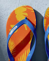 Flip-Flops Next to The Wall Mockup