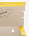 Opened Kraft Paper Food Box Mockup