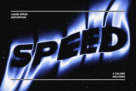 Liquid Speed Distortion Text Effect - Creative Store