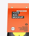 Matte Package with Paper Label Mockup