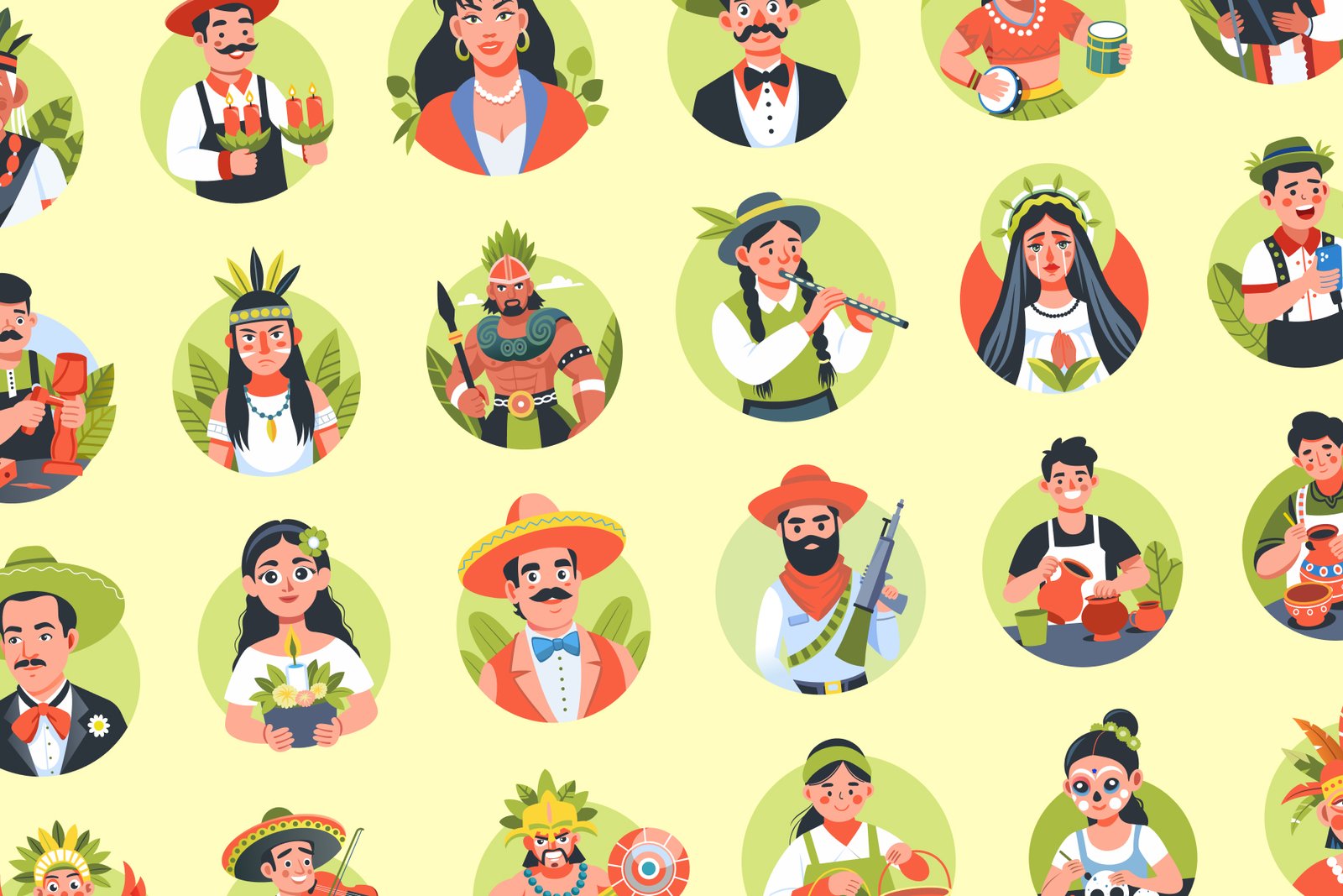 Mexican and Hispanic Characters
