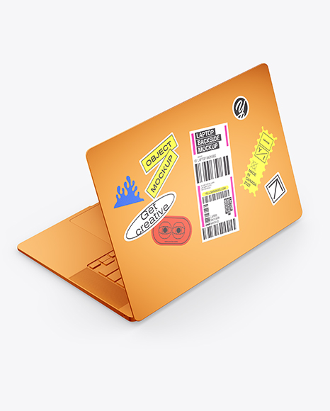 Laptop Backside Mockup