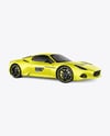 Sport Car Mockup - Side View