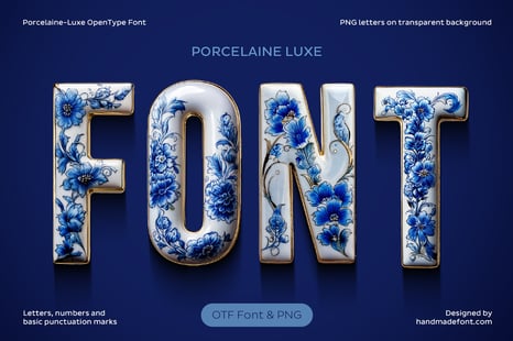 Porcelaine Luxe Font - Royal fonts
