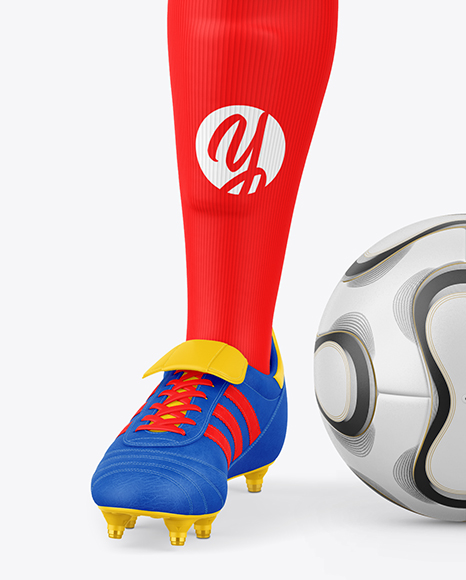 Full Soccer Kit w/ Mannequin Mockup – Front View