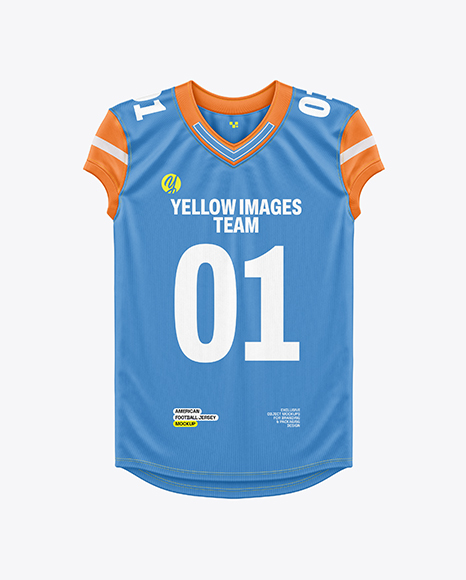American Football Jersey Mockup - Front View