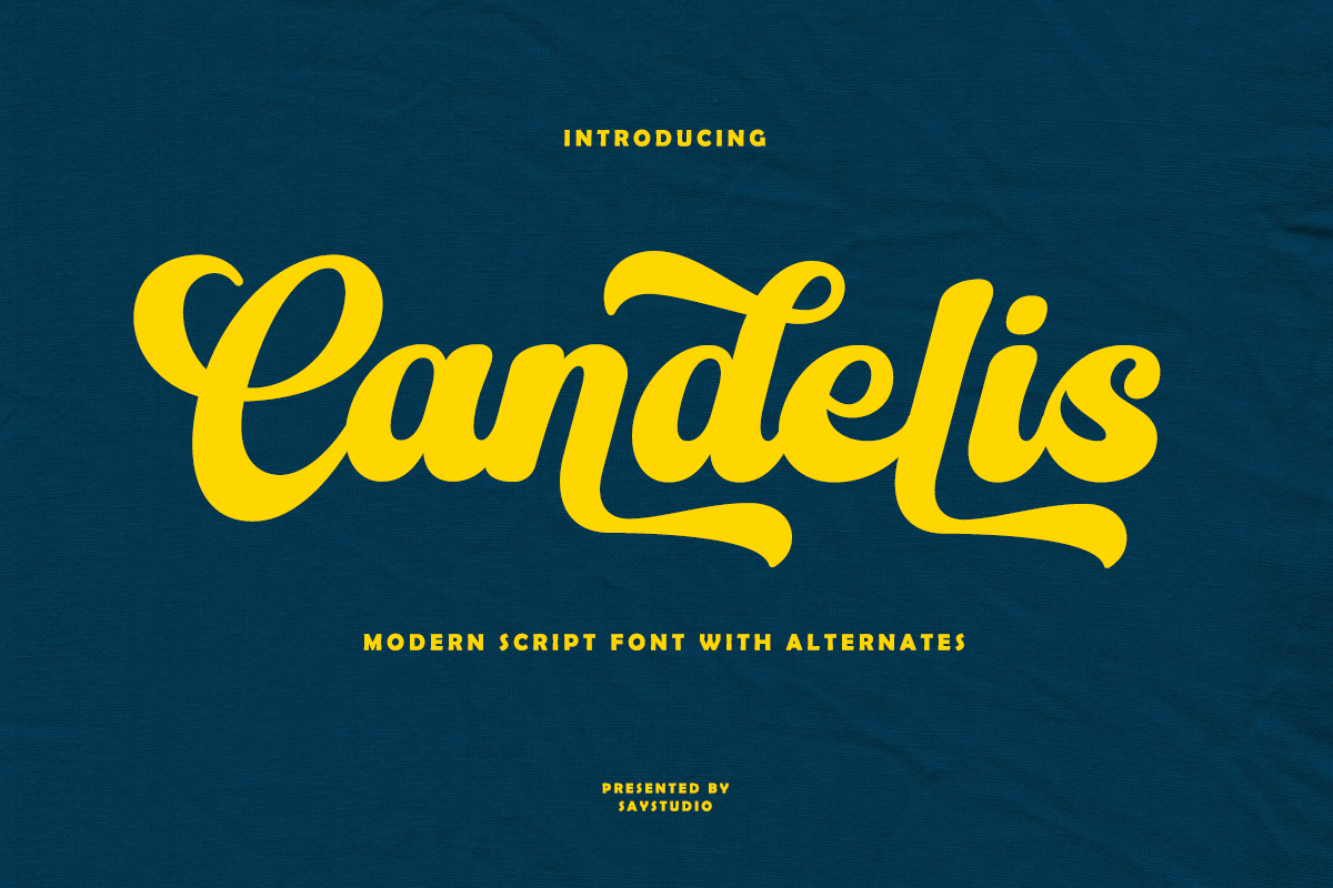 Candelis - Modern Script Font