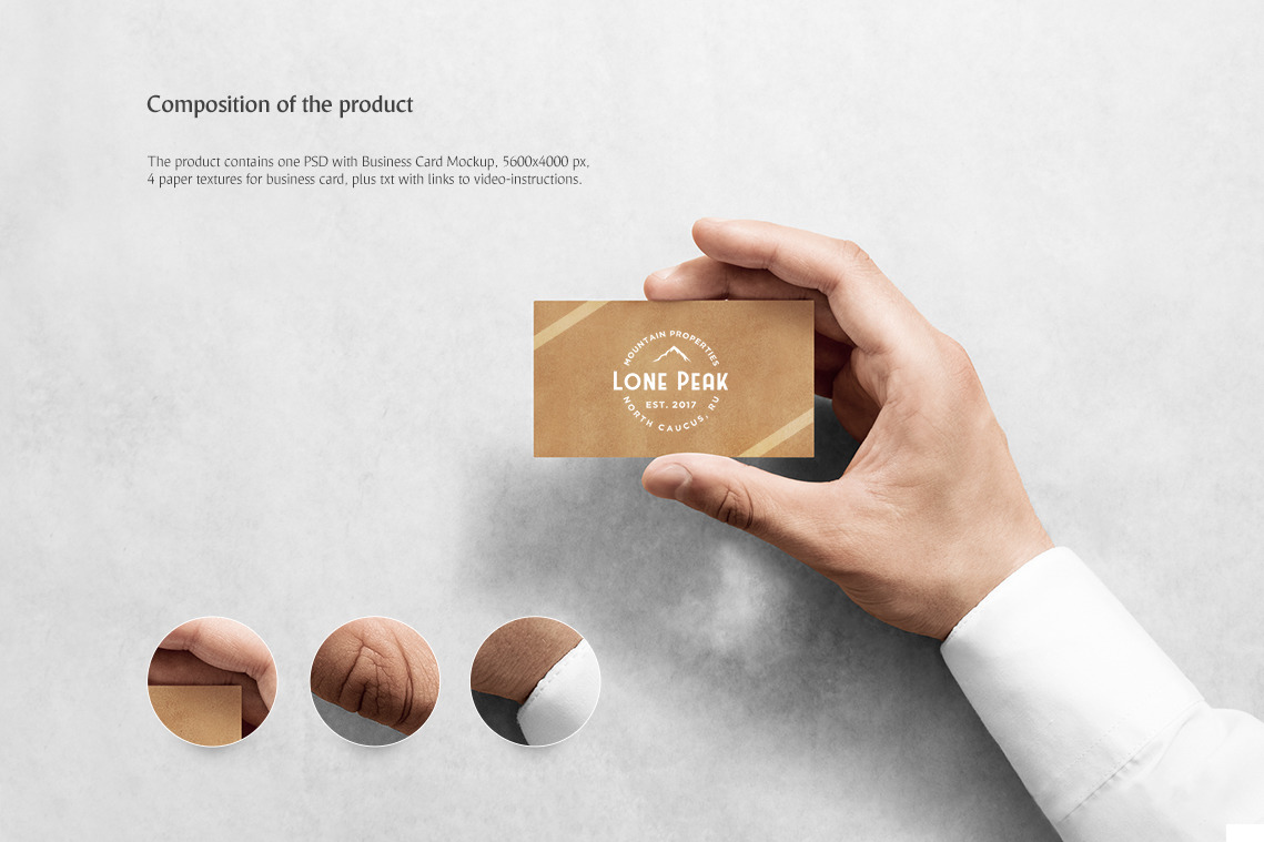 Free Business Card Mockup