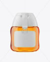 Plastic Bottle with Syrup Mockup