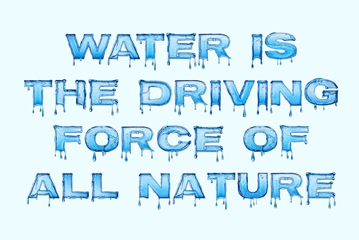 Water Font