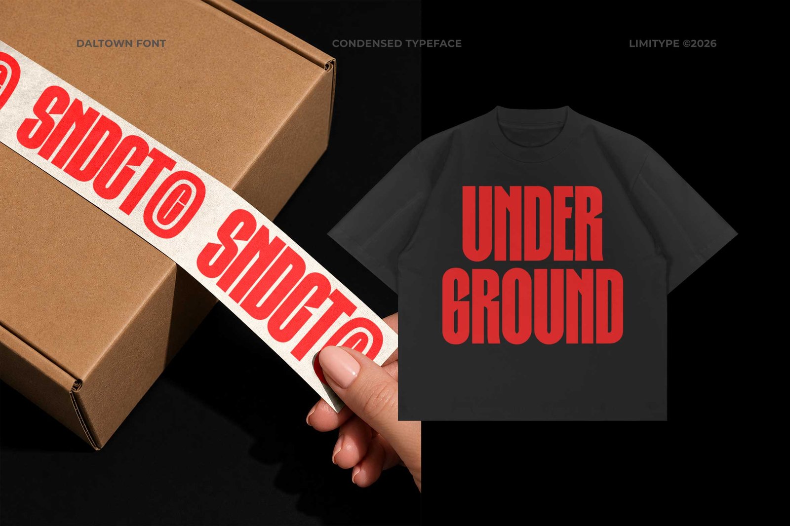 Daltown - Bold Condensed Font