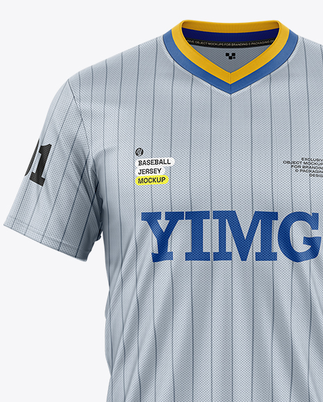 Baseball Jersey Mockup - Front View