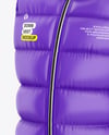 Glossy Down Vest Mockup