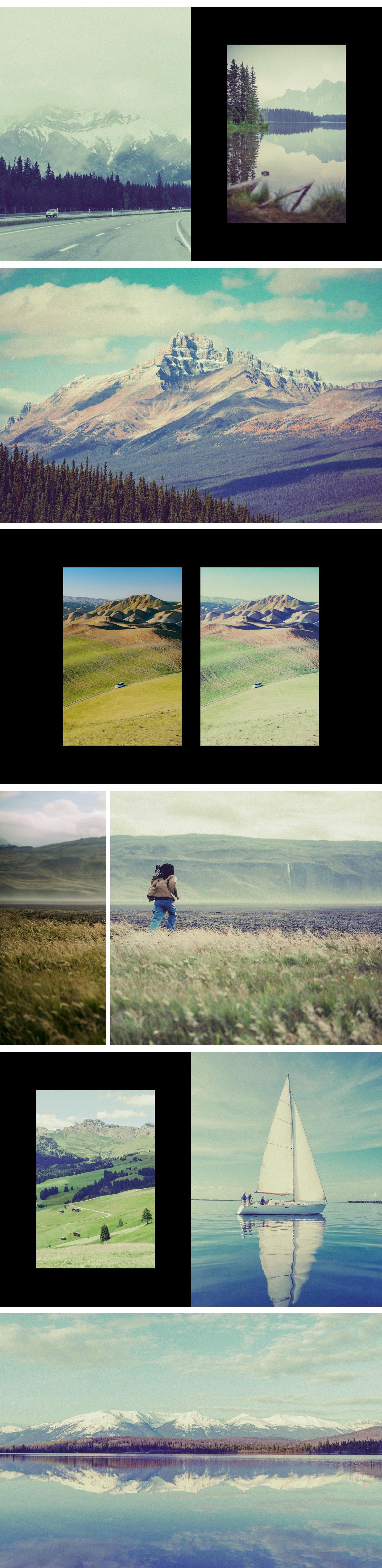 Authentic Vintage Landscape Photo Effect