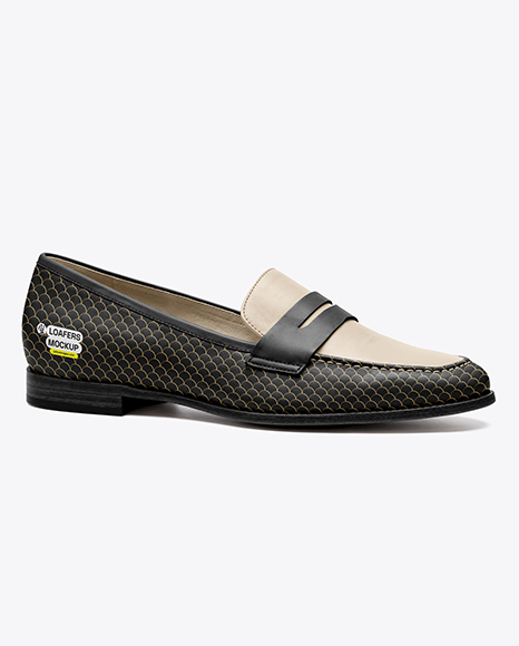 Women's Leather Loafer Mockup - Leather jacket mockup