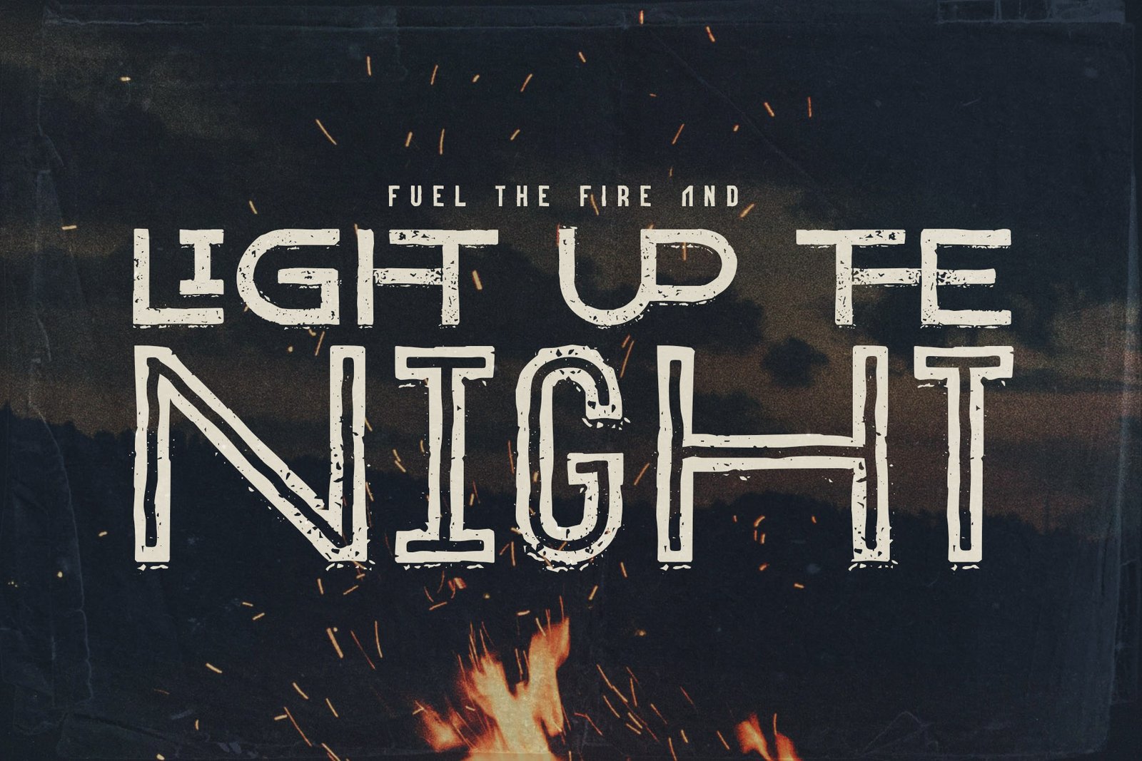 Burning Radfort - Handcrafted Font Family