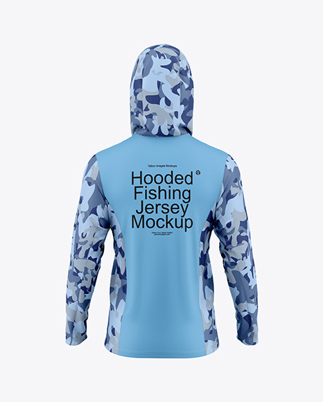 Hooded Fishing Jersey Mockup