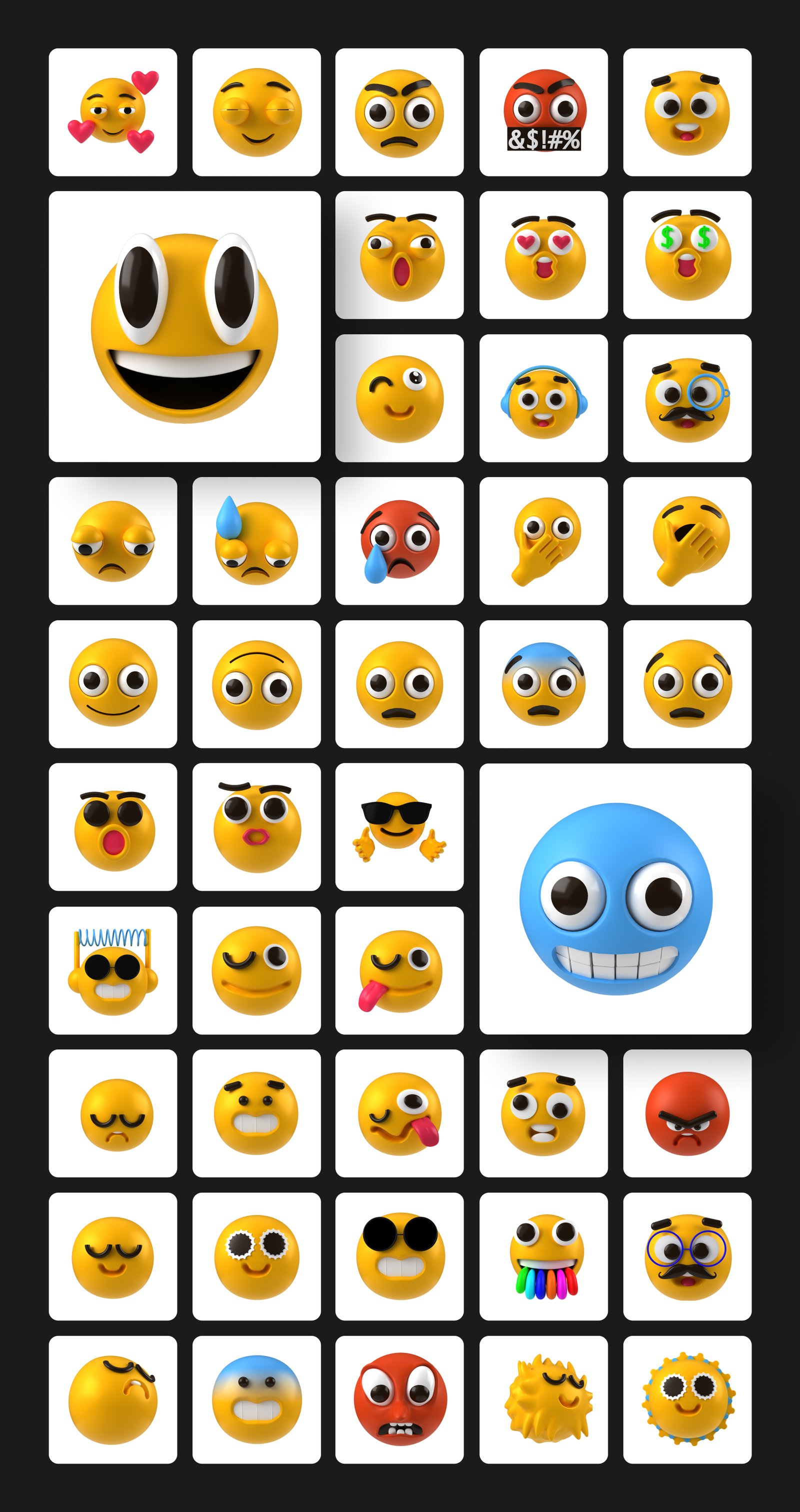 3D Emoji Icons