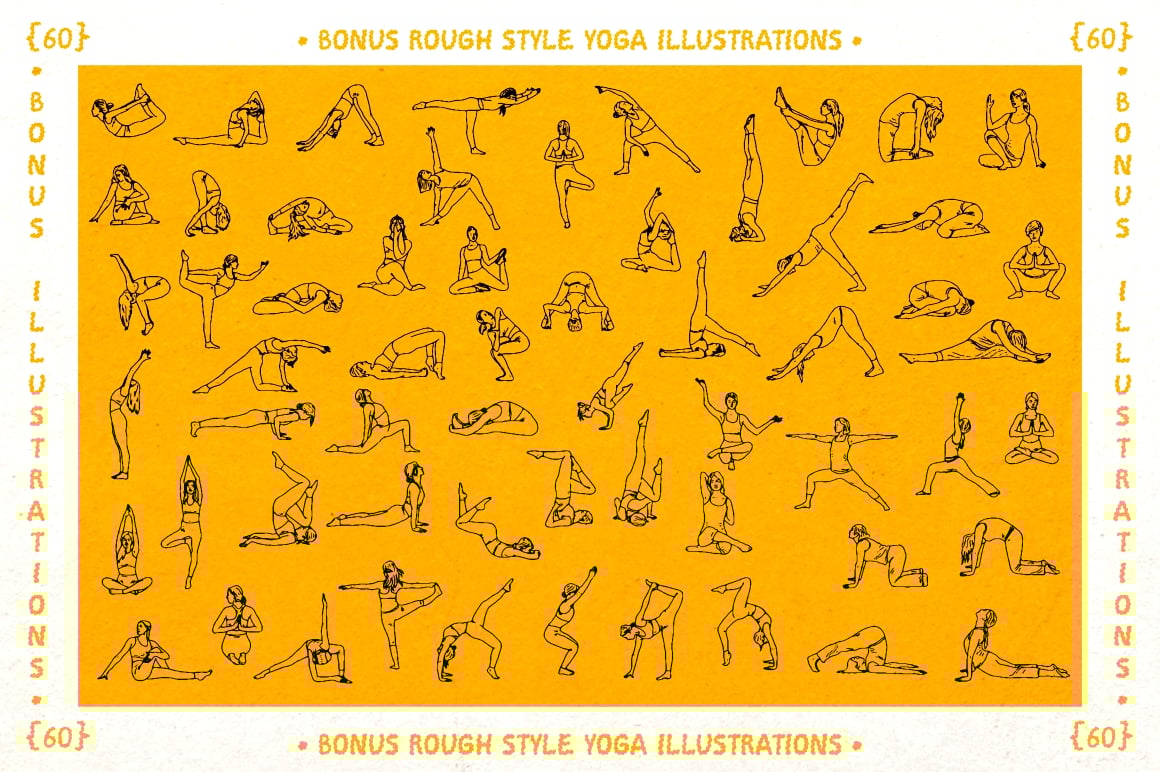 Yoga Alma groovy font