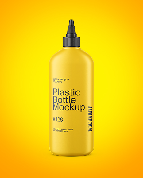 Matte Cosmetic Bottle Mockup