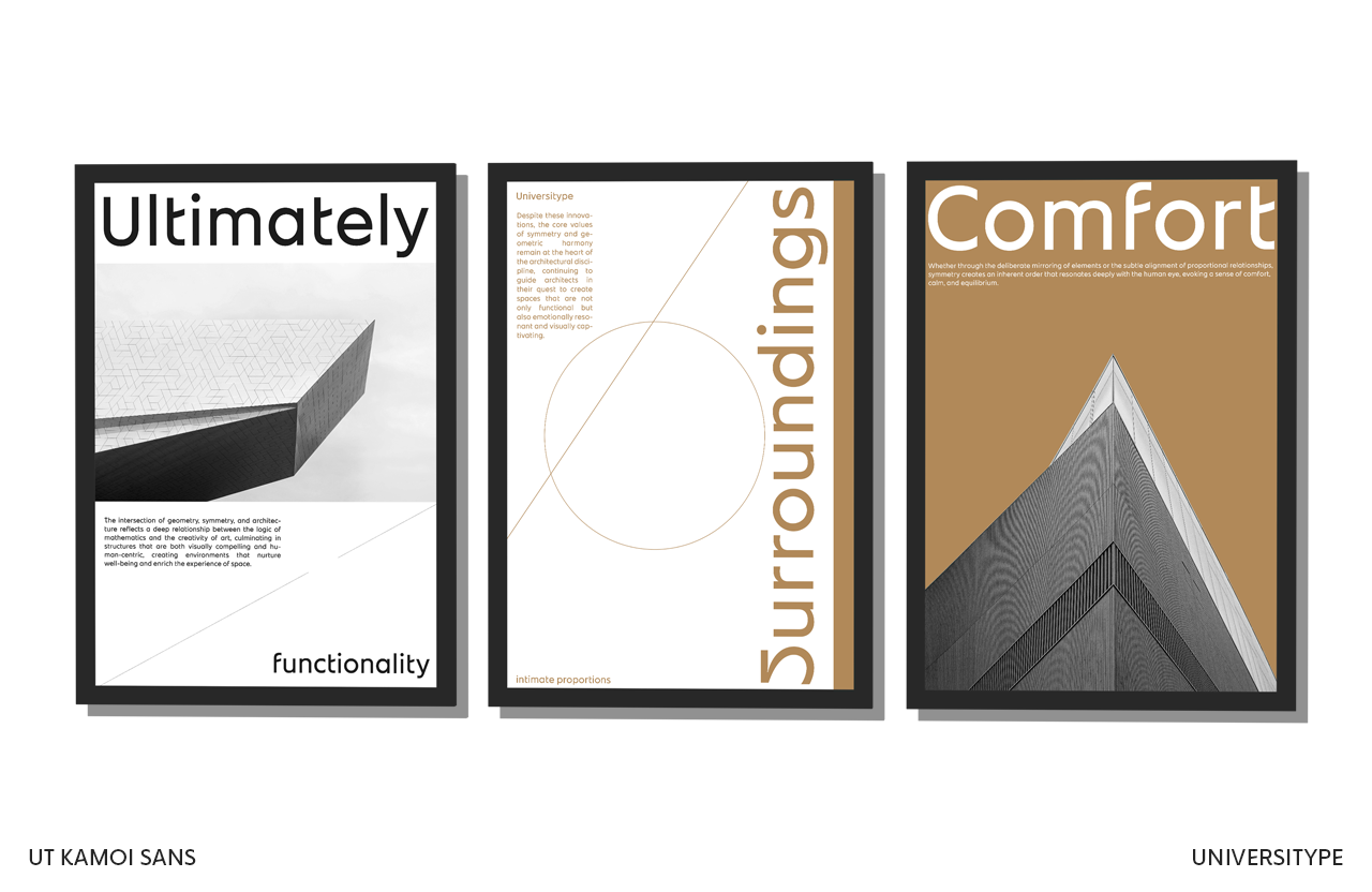 UT Kamoi Sans - A Geometric Sans Serif