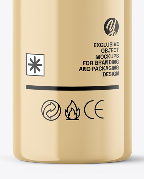 Glossy Spray Bottle Mockup