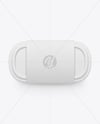 Matte Plastic Container in Paper Sleeve Mockup