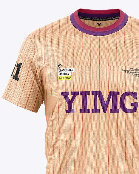 Baseball Jersey Mockup - Front View