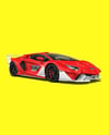 Sport Car Mockup - Front Half Side View