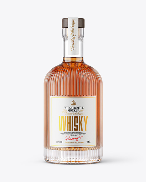 Whiskey Bottle Mockup