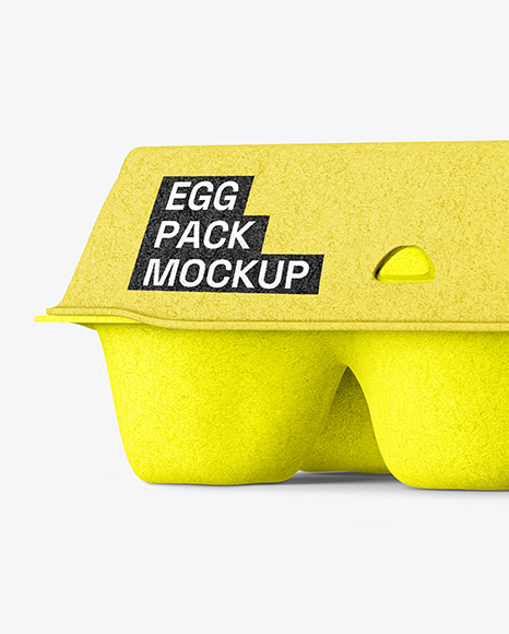 Egg Carton Packaging Mockup